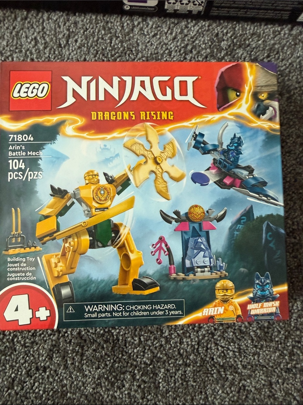 LEGO NINJAGO Dragons Rising Arin's Gold & Black Battle Mech